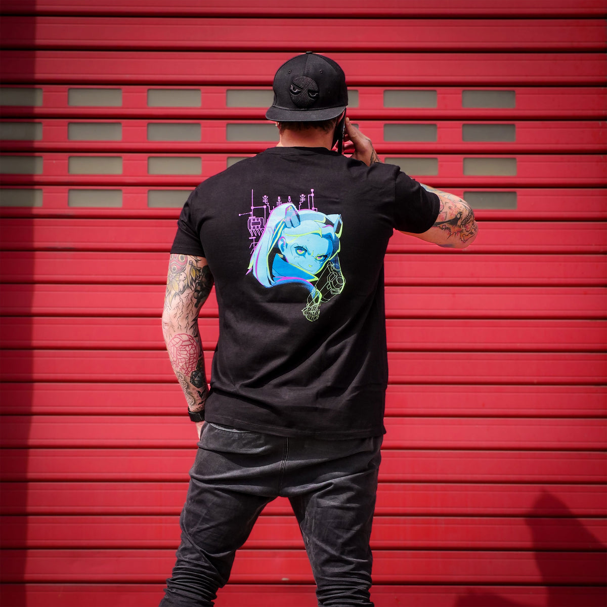 Produktbild Cyberpunk Edgerunners - Rebecca Neon T-Shirt schwarz