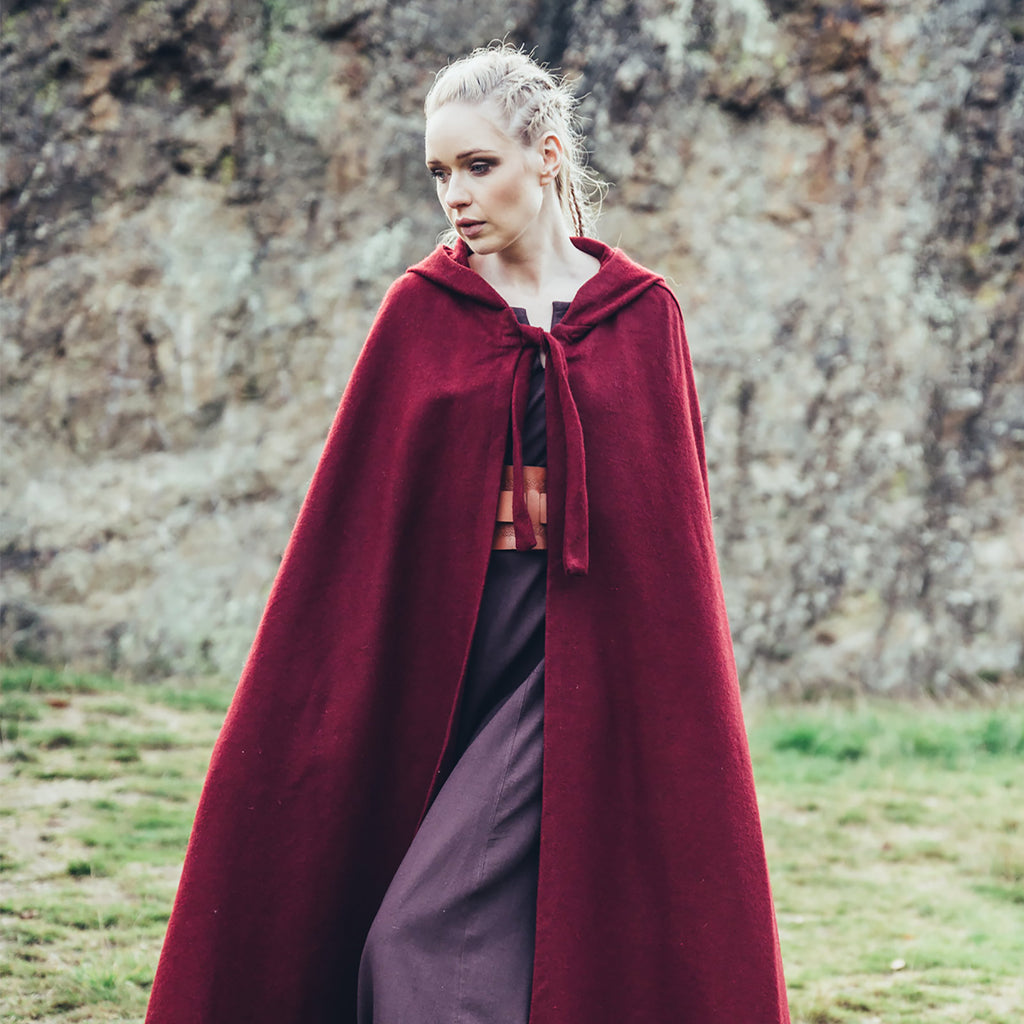 Produktbild Mittelalter Umhang Elinor rot