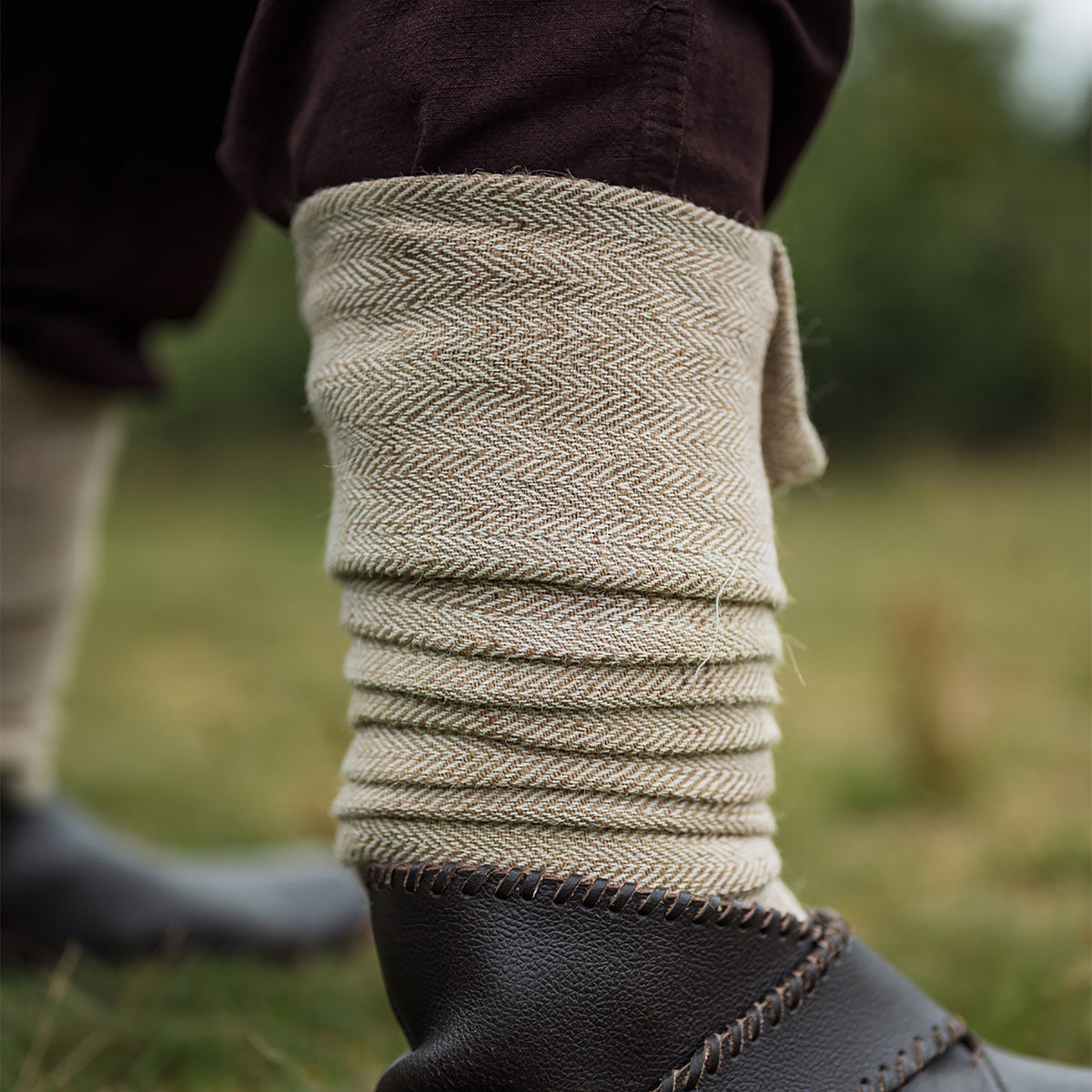Produktbild Mittelalter Wadenwickel Jannik beige