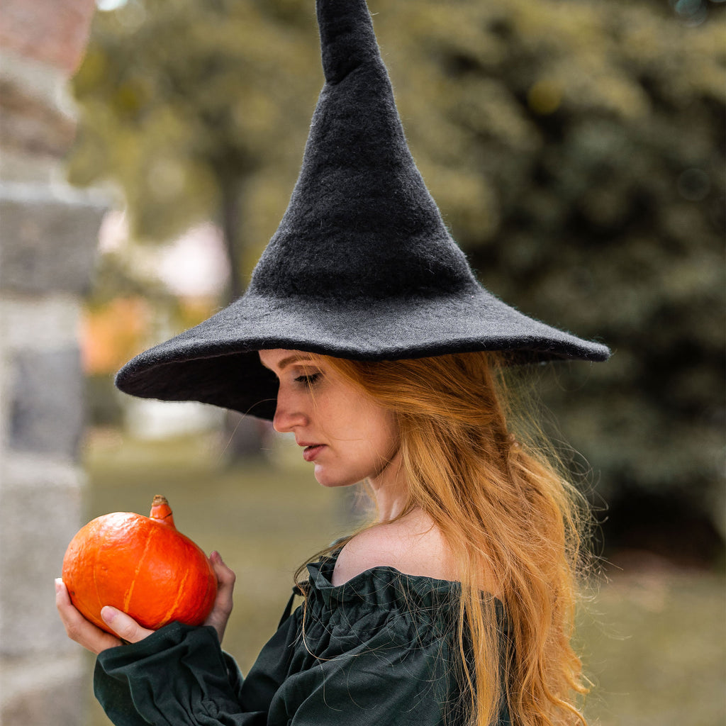 Produktbild Mittelalter Spitzhut Agata schwarz