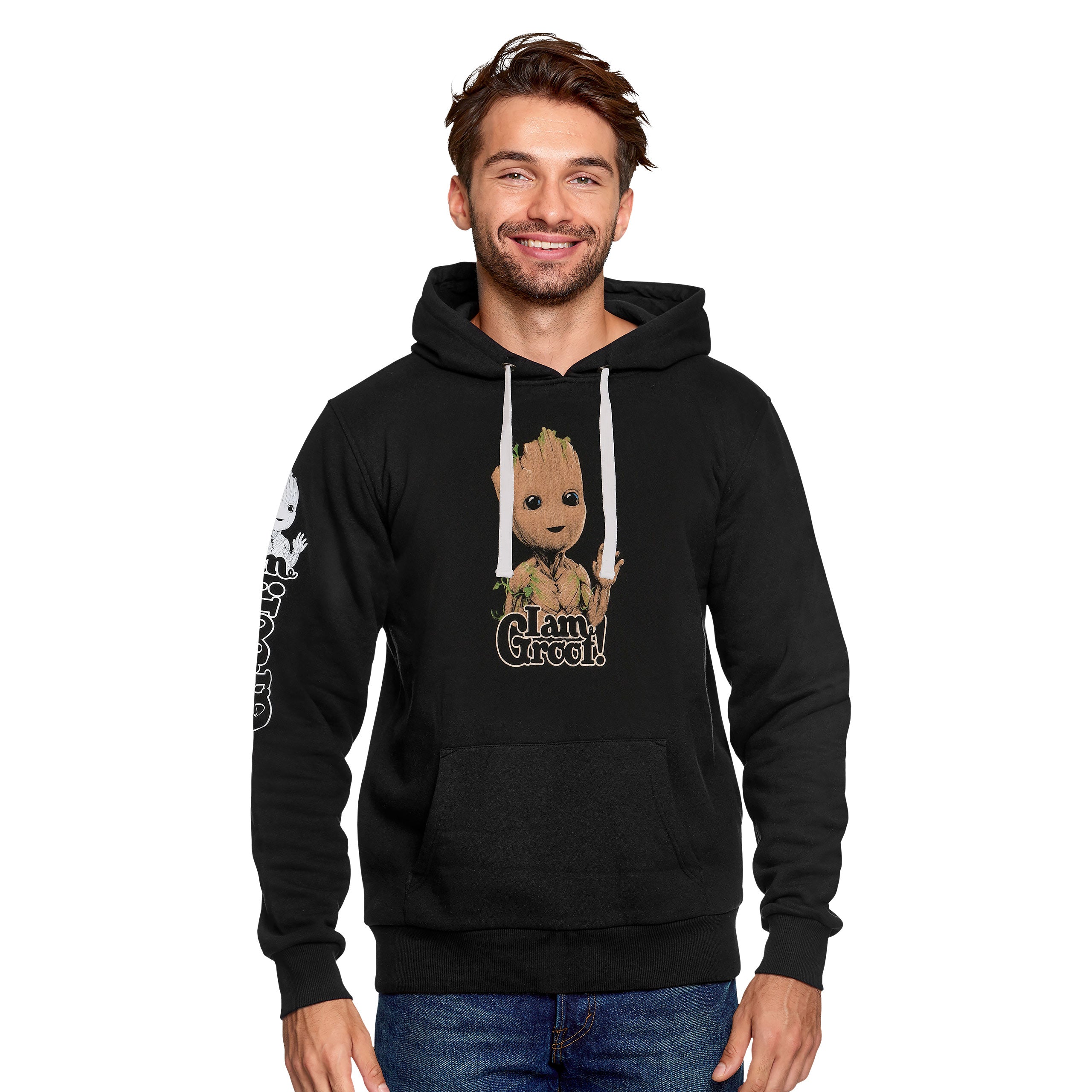 Produktbild Guardians of the Galaxy - I Am Groot Hoodie schwarz