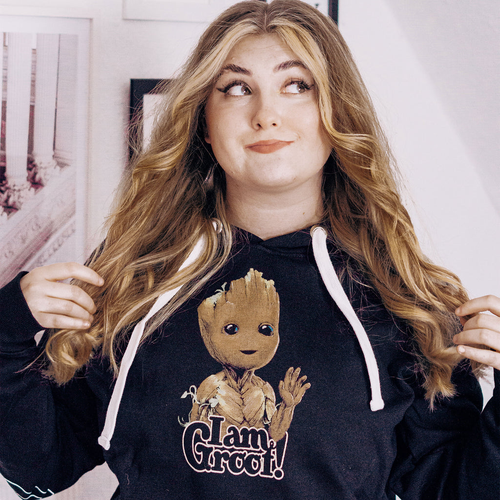 Produktbild Guardians of the Galaxy - I Am Groot Hoodie schwarz