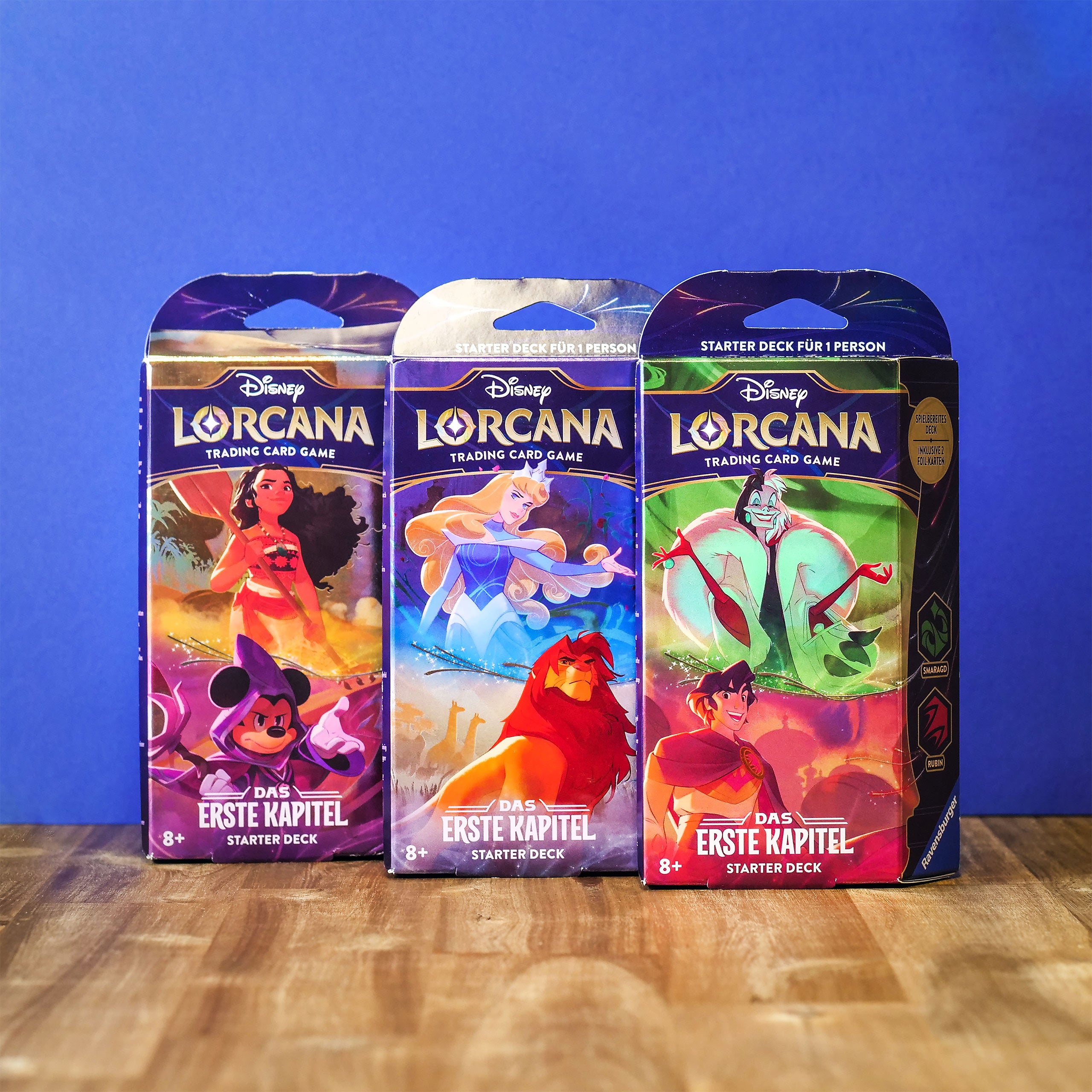 Produktbild Disney Lorcana Saphir und Stahl Starterset - Das Erste Kapitel Trading Card Game