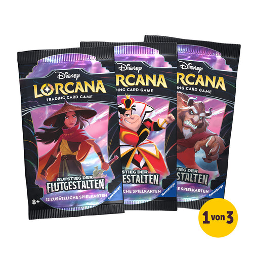 Produktbild Disney Lorcana Booster - Aufstieg der Flutgestalten Trading Card Game
