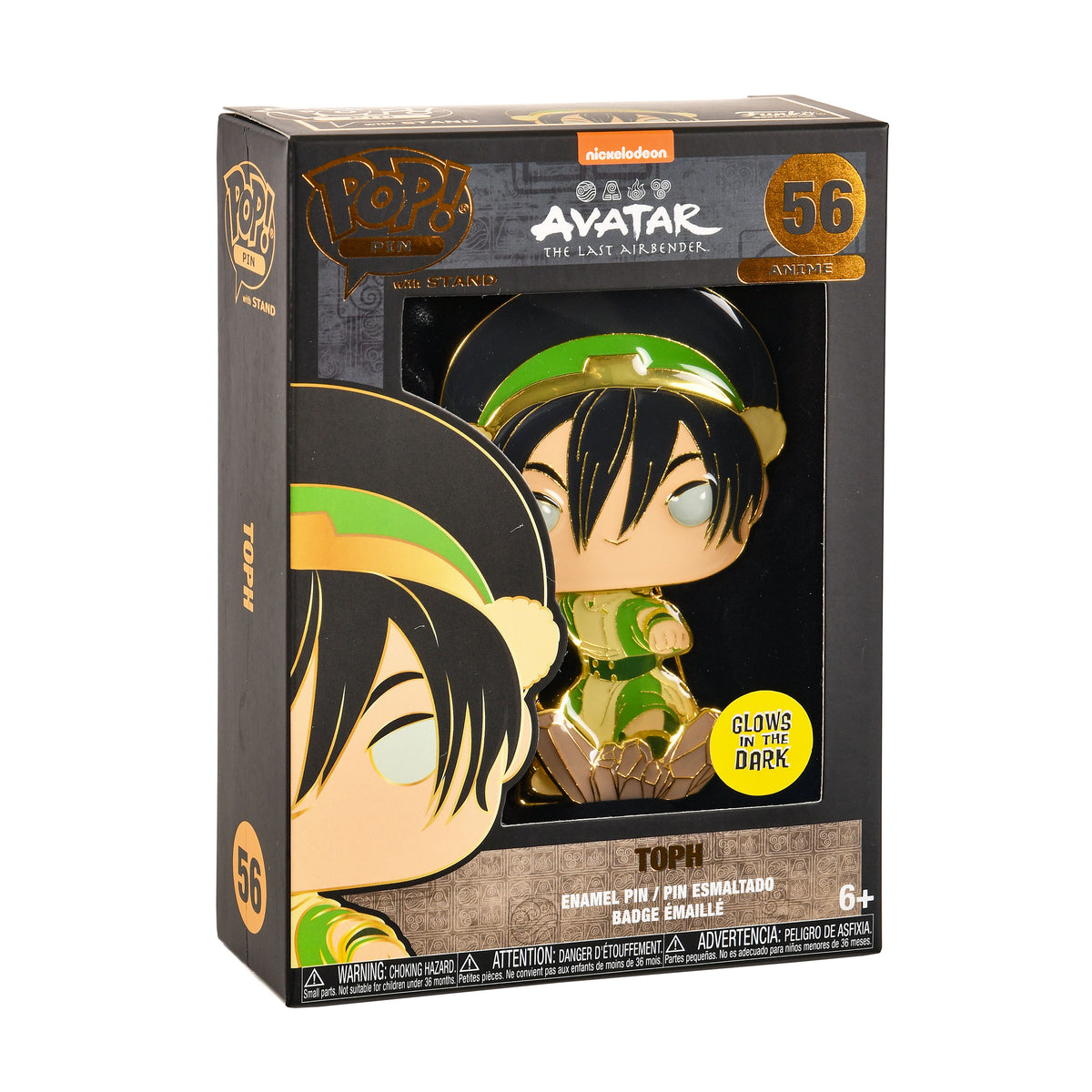 Produktbild Avatar- Toph Glow in the Dark Funko Pop Pin 10 cm