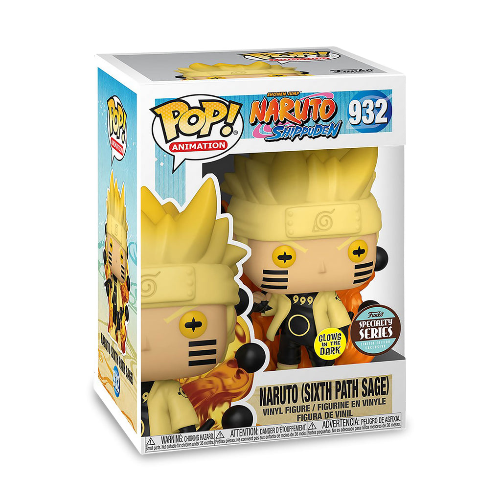 Naruto Shippuden - Naruto Sixth Path Sage Glow in the Dark Funko Pop Figur