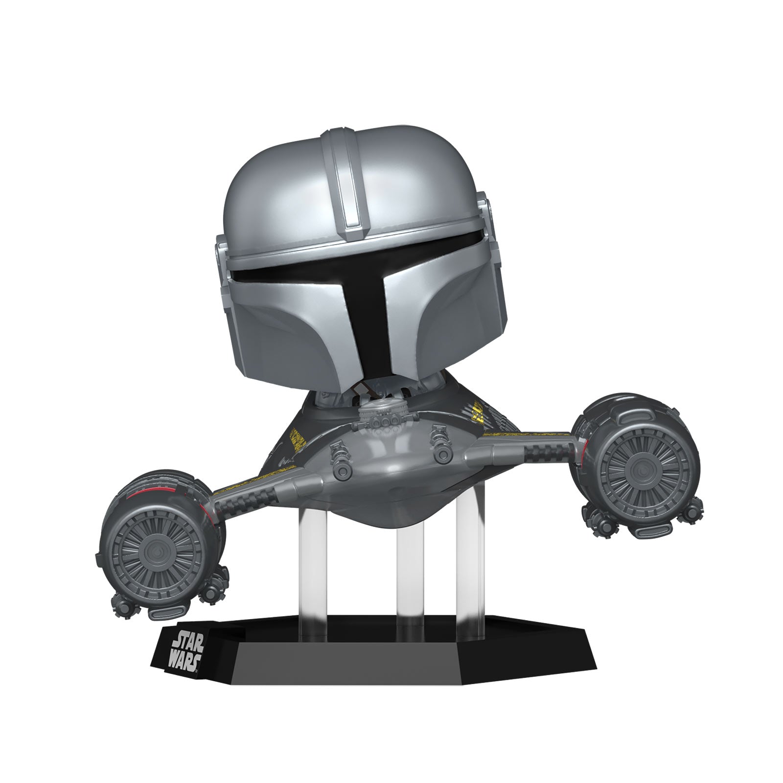 Produktbild Mandalorianer im N1 Starfighter Funko Pop Wackelkopf- Figur - Star wars The Mandalorian