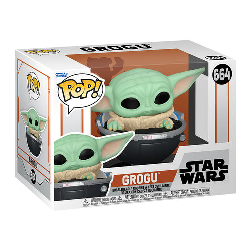 Produktbild Grogu im Kinderwagen Funko Pop Wackelkopf-Figur - Star Wars The Mandalorian