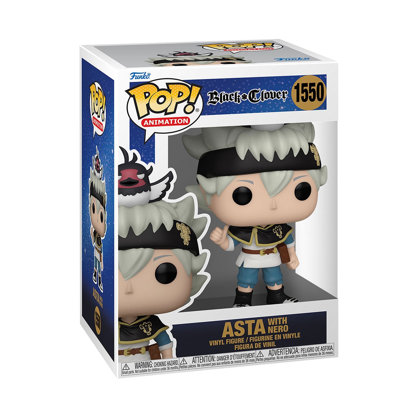 Produktbild Black Clover - Asta mit Nero Funko Pop Figur