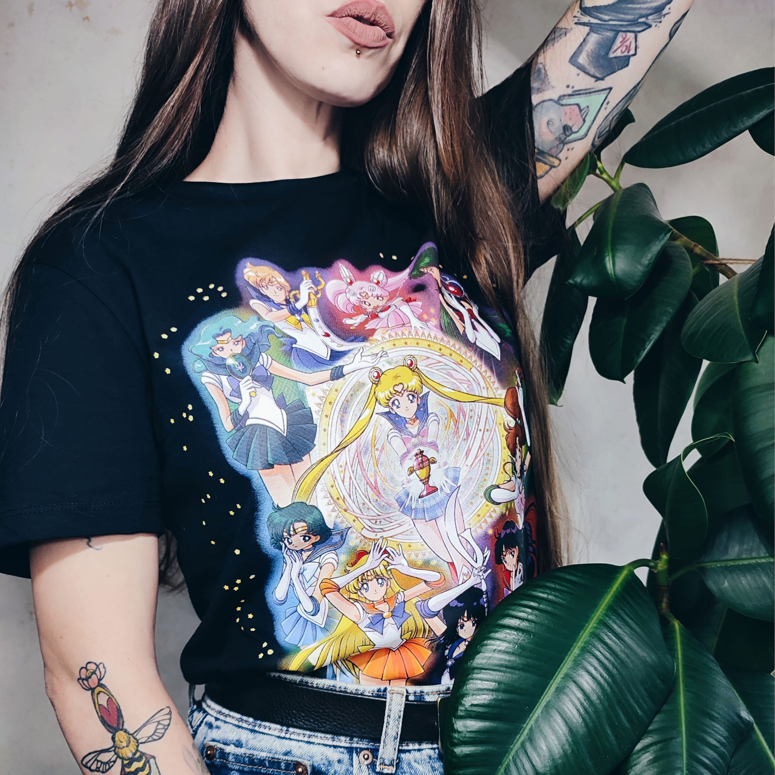 Produktbild Sailor Moon - Crew T-Shirt schwarz