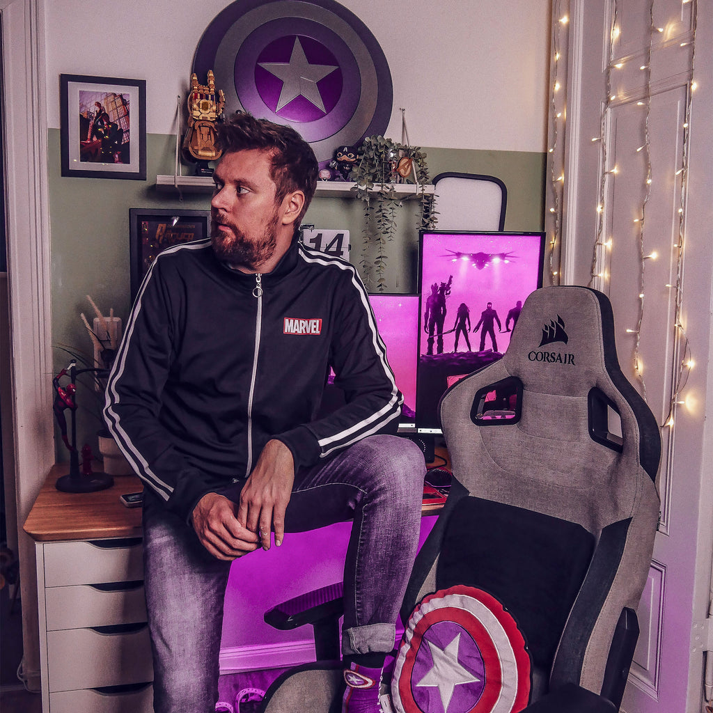 Produktbild Marvel - Logo Trainingsjacke schwarz