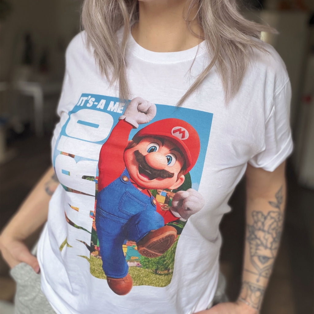 Super Mario - It's A Me Mario T-Shirt weiß