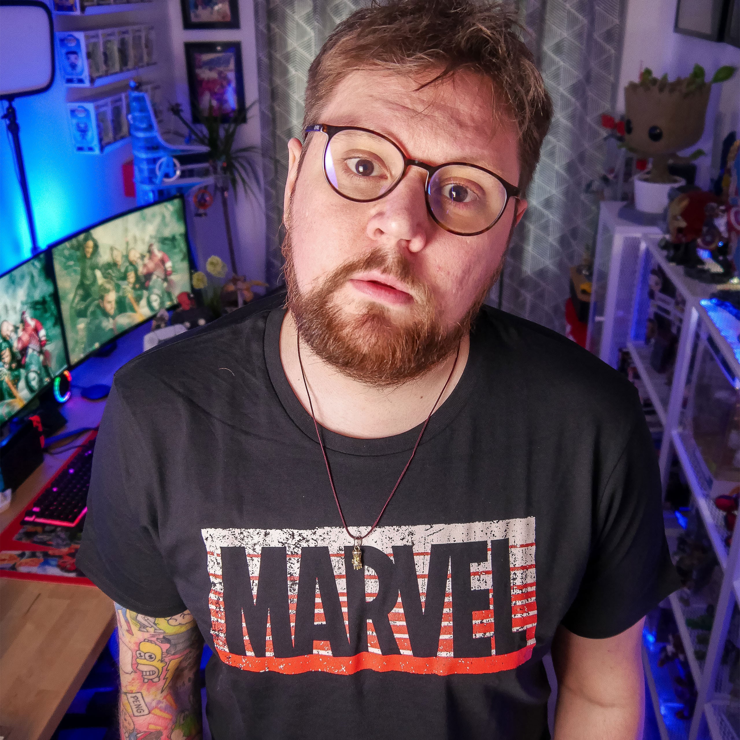Produktbild Marvel - Guardians Logo Shirt schwarz