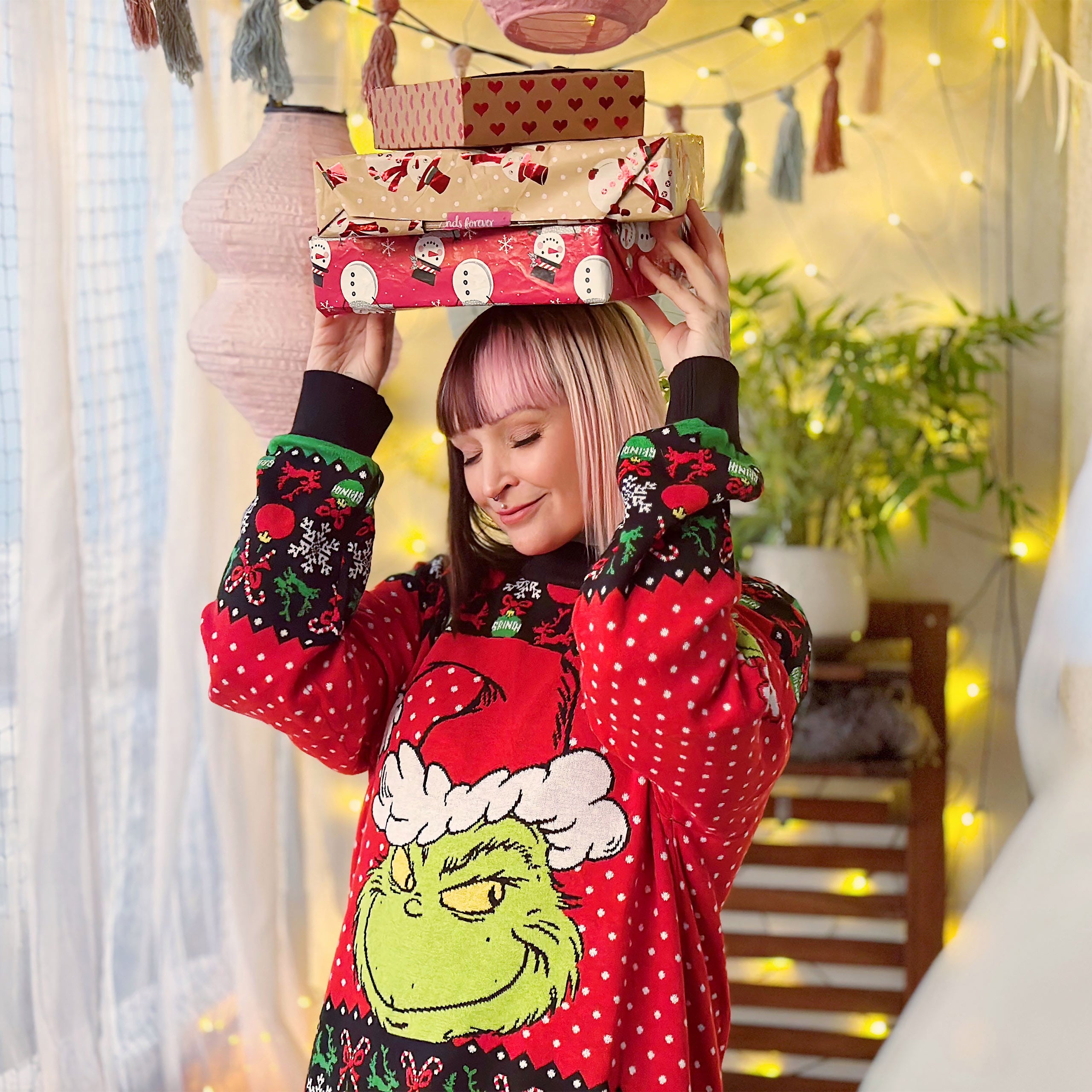 Produktbild Der Grinch - Christmas Grinch Strickpullover