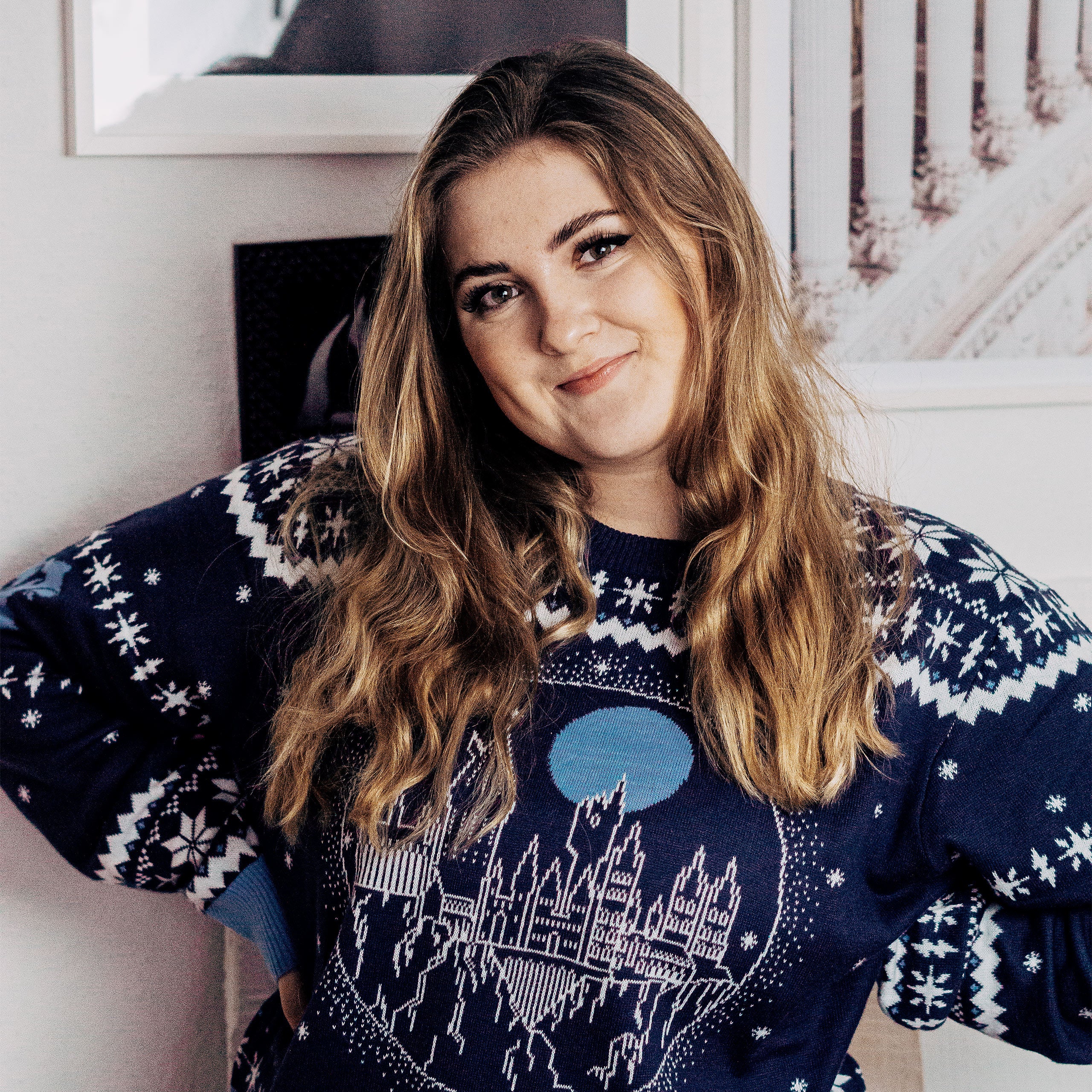 Produktbild Harry Potter - Hogwarts Schloss Strickpullover