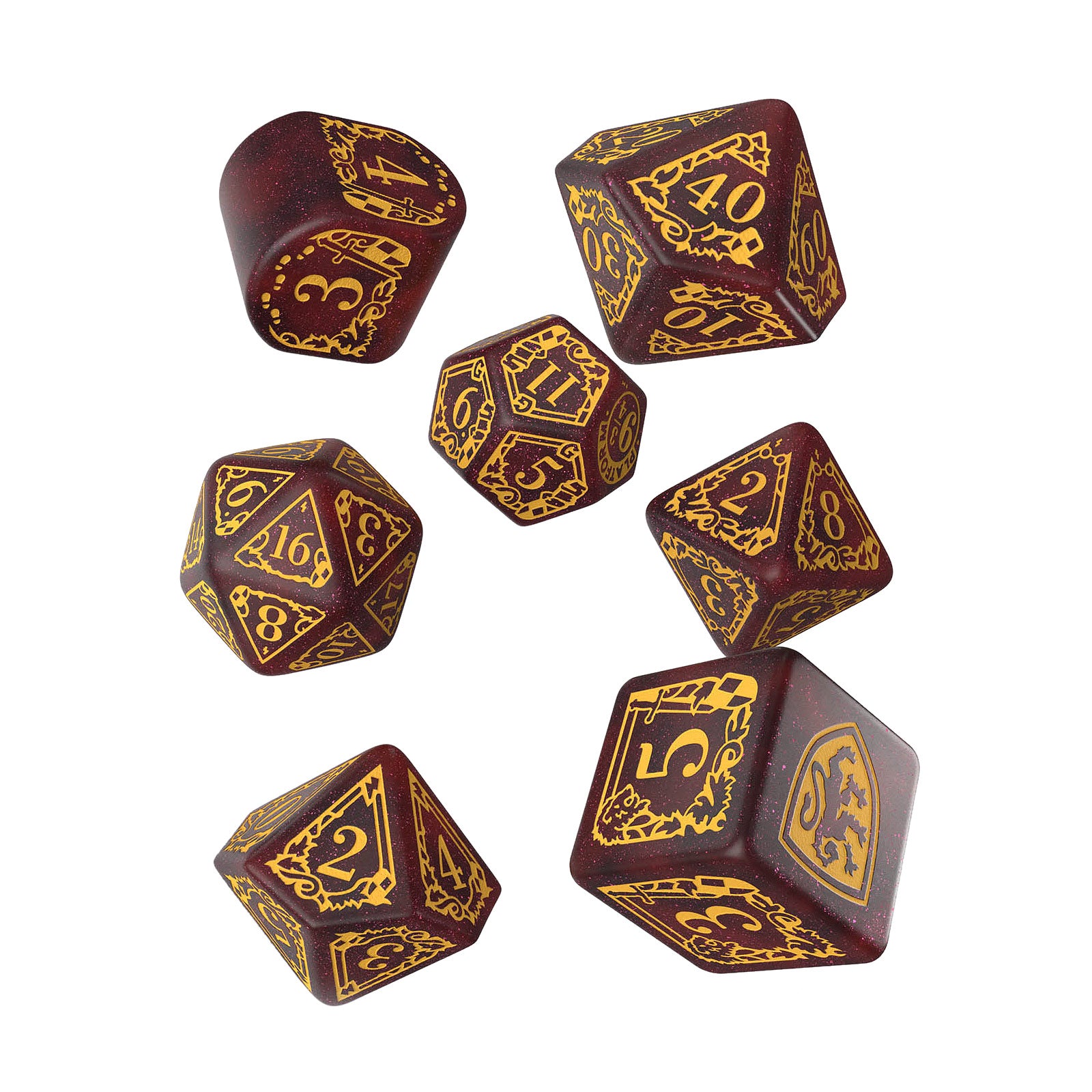 Produktbild Harry Potter - Gryffindor RPG Würfel Set 7tlg rot