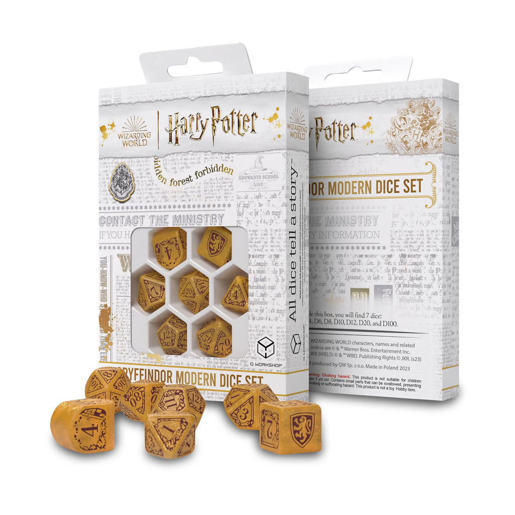 Product image Harry Potter - Gryffindor RPG Dice Set 7pcs