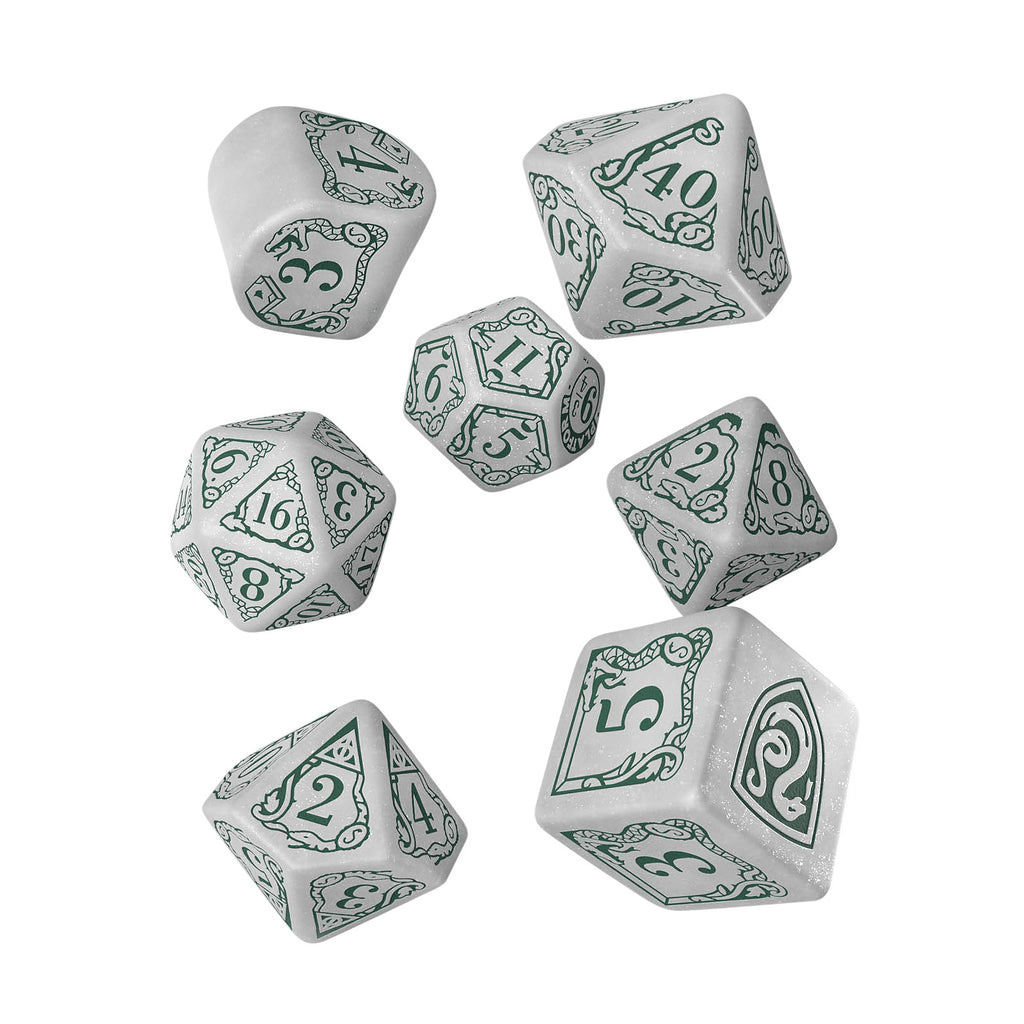 Produktbild Harry Potter - Slytherin RPG Würfel Set 7tlg weiß