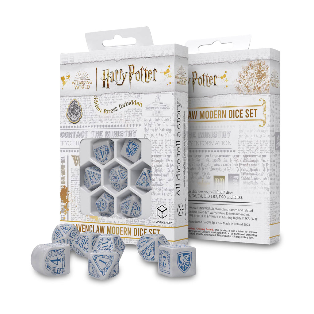 Produktbild Harry Potter - Ravenclaw RPG Würfel Set 7tlg weiß