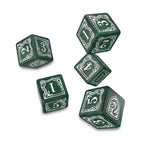 Produktbild Harry Potter - Slytherin RPG Würfel Set 5tlg mit Würfelbeutel grün