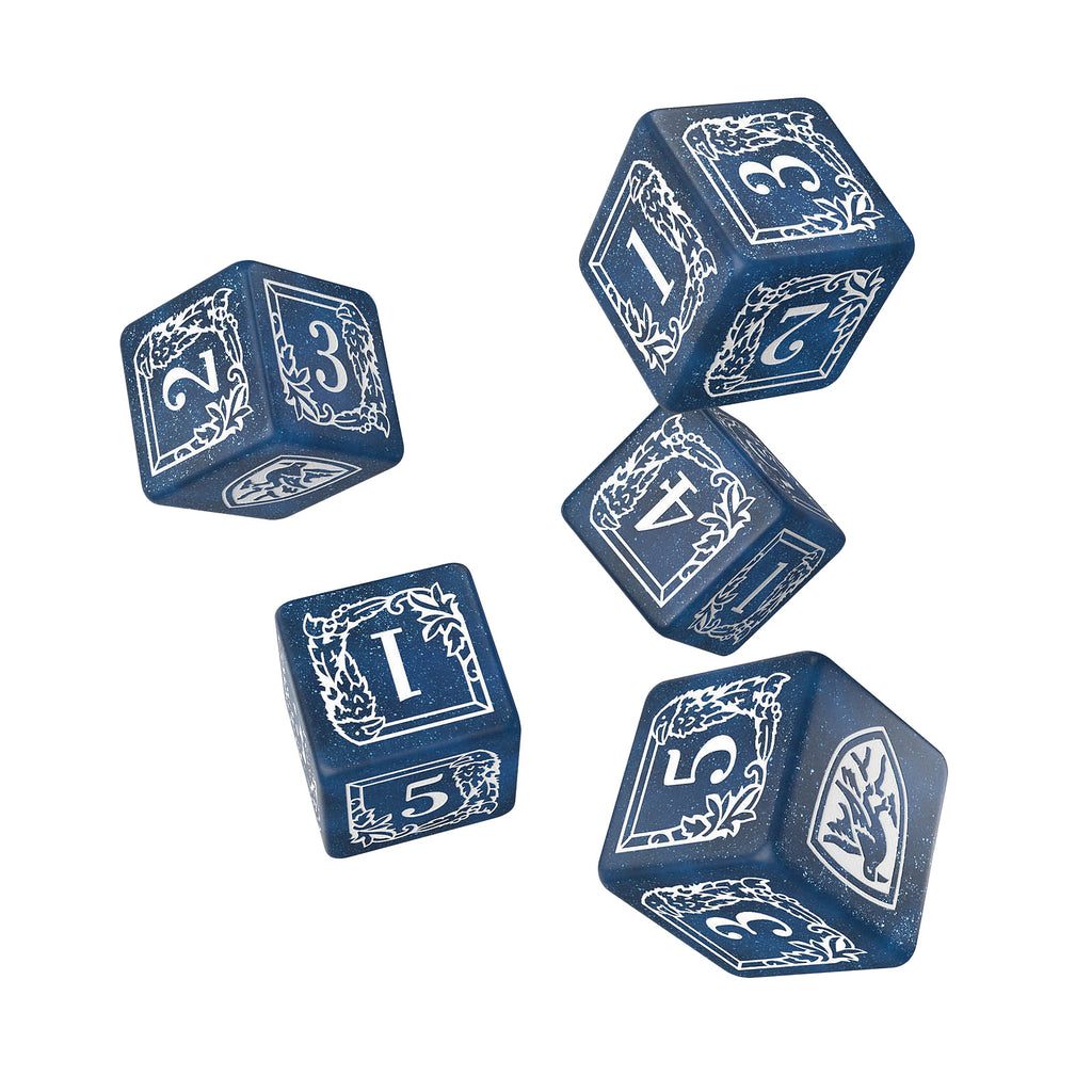 Produktbild Harry Potter - Ravenclaw RPG Würfel Set 5tlg mit Würfelbeutel blau