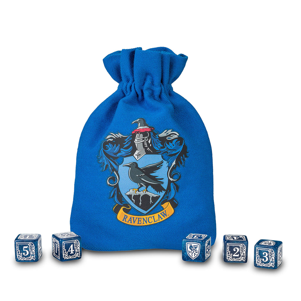 Produktbild Harry Potter - Ravenclaw RPG Würfel Set 5tlg mit Würfelbeutel blau