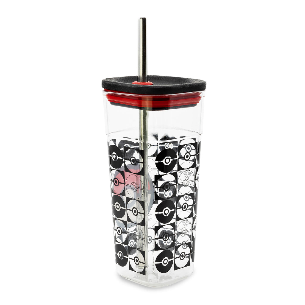 Produktbild Pokemon - Pokeball Becher mit Strohhalm