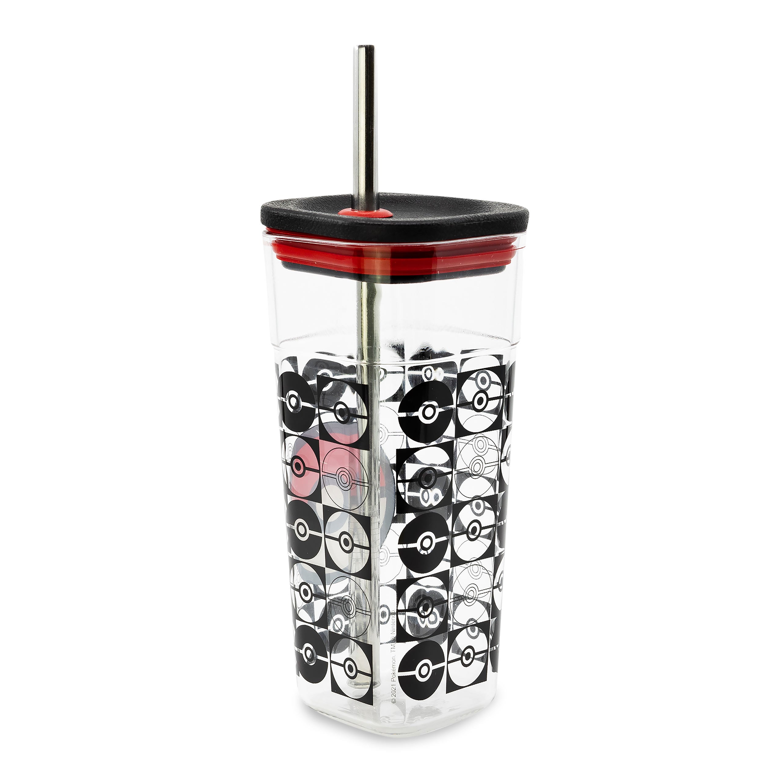 Produktbild Pokemon - Pokeball Becher mit Strohhalm