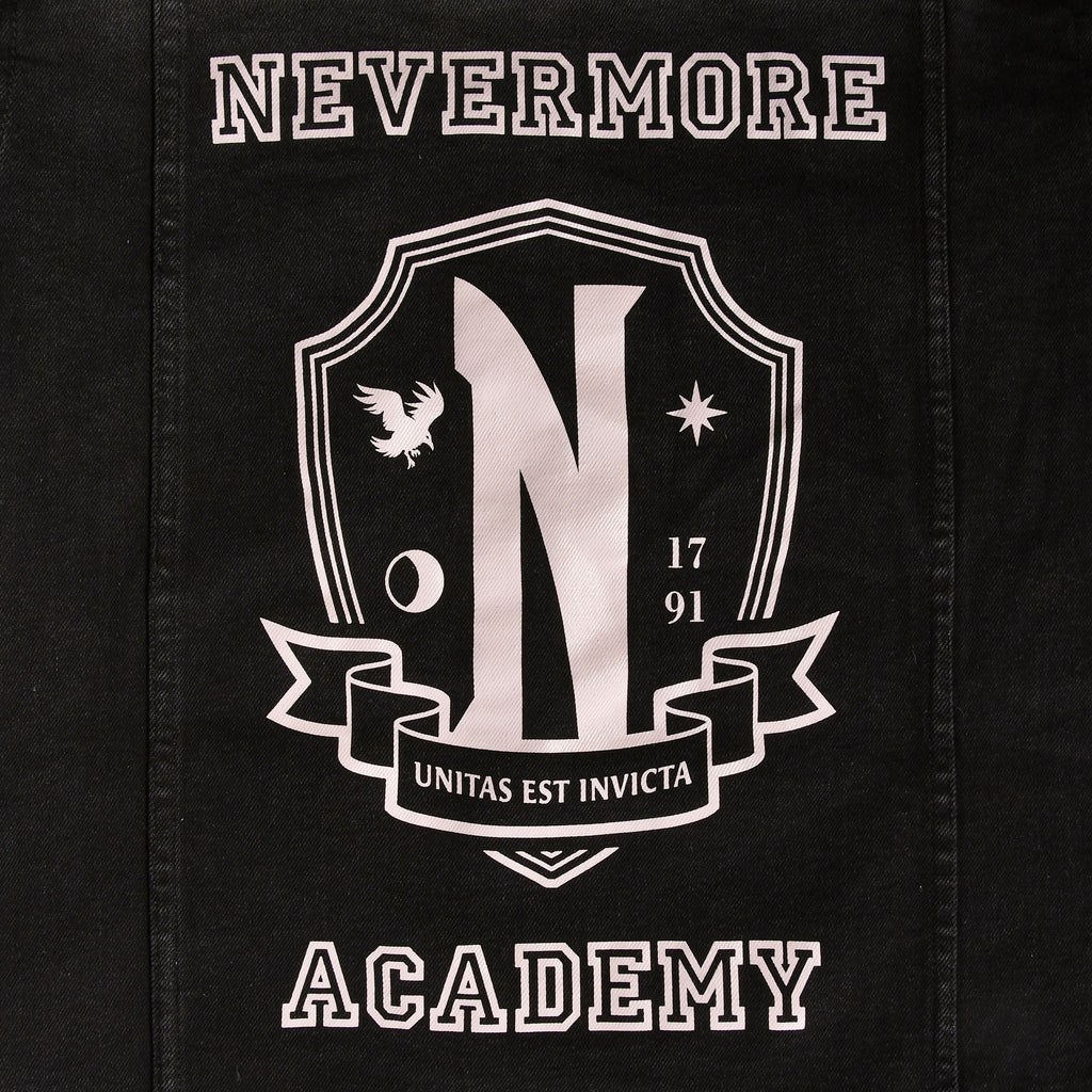 Produktbild Wednesday - Nevermore Academy Jeansjacke schwarz