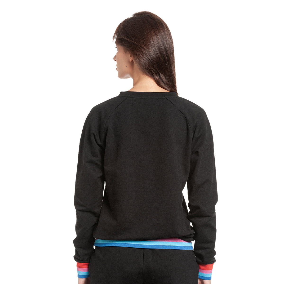 Produktbild Lilo & Stitch - Rainbow Stitch Sweater Damen schwarz