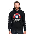 Produktbild Captain America - Shield Hoodie schwarz