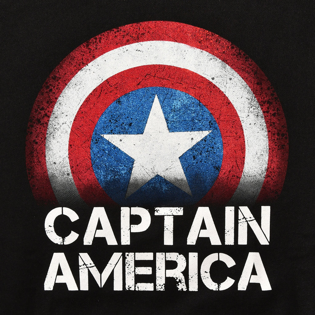 Produktbild Captain America - Shield Hoodie schwarz