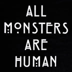 Produktbild American Horror Story - All Monsters Are Human T-Shirt Damen Loose Fit schwarz