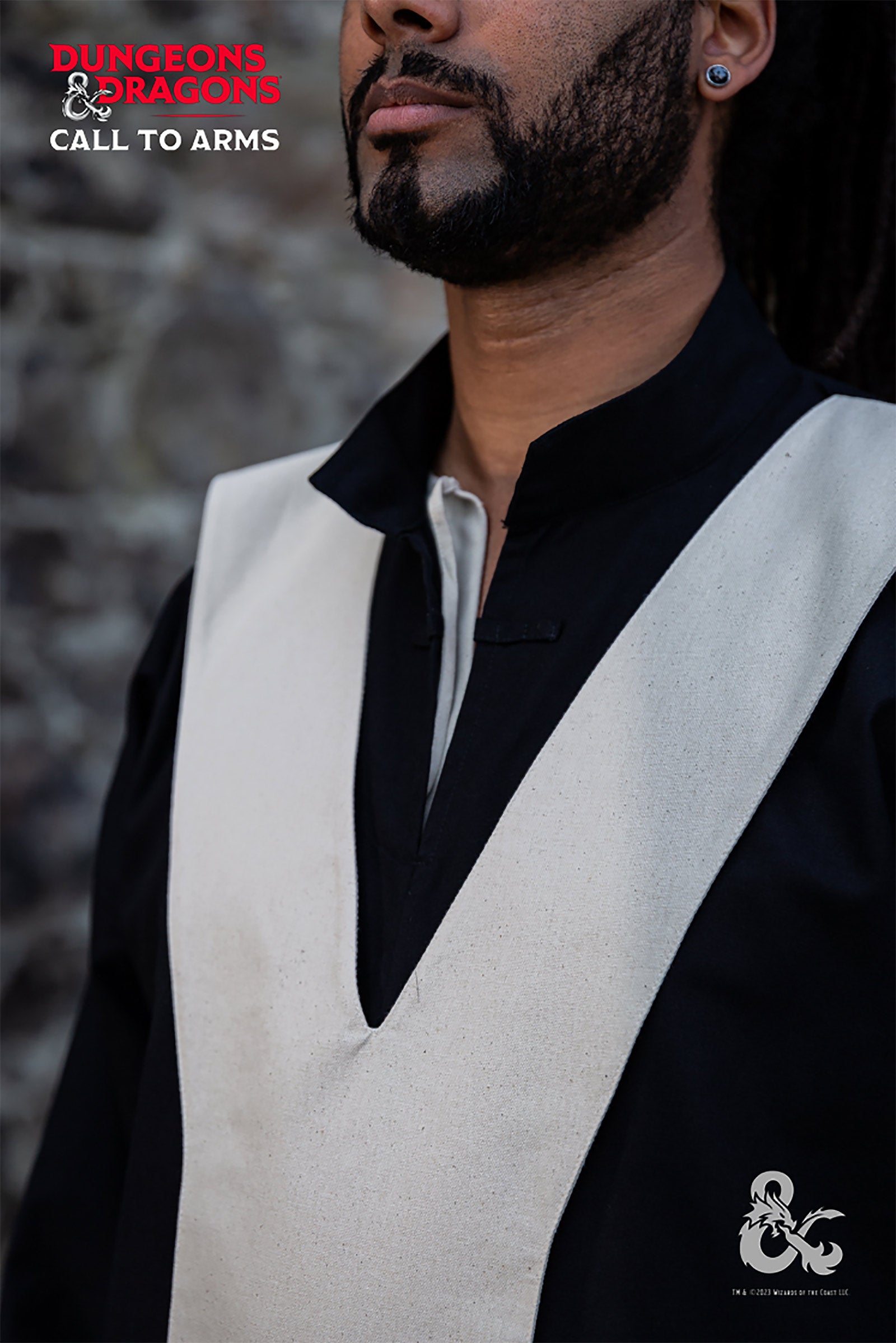Produktbild Dungeons & Dragons - Magier Robe schwarz-natur