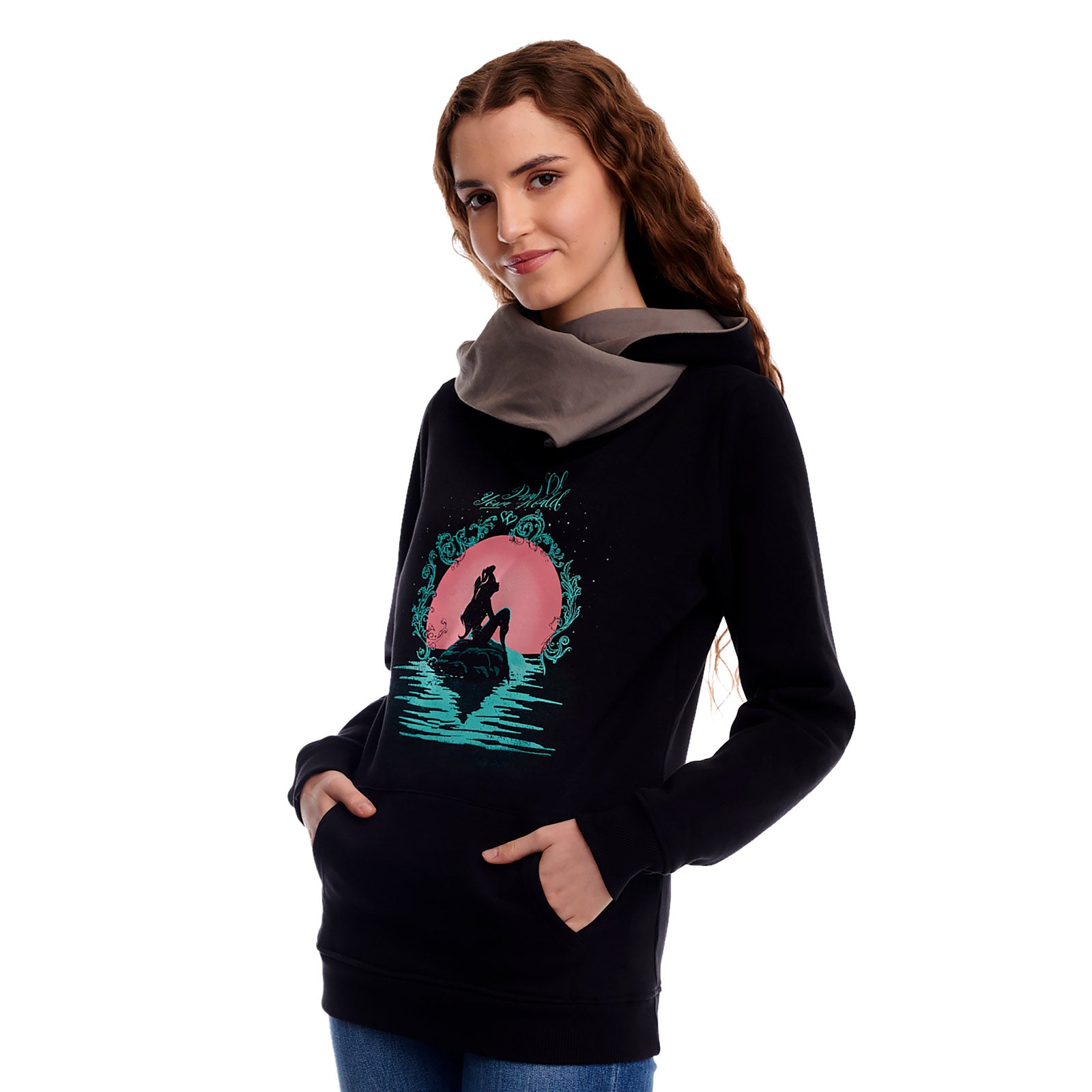 Produktbild Arielle - Part of Your World Hoodie Damen schwarz