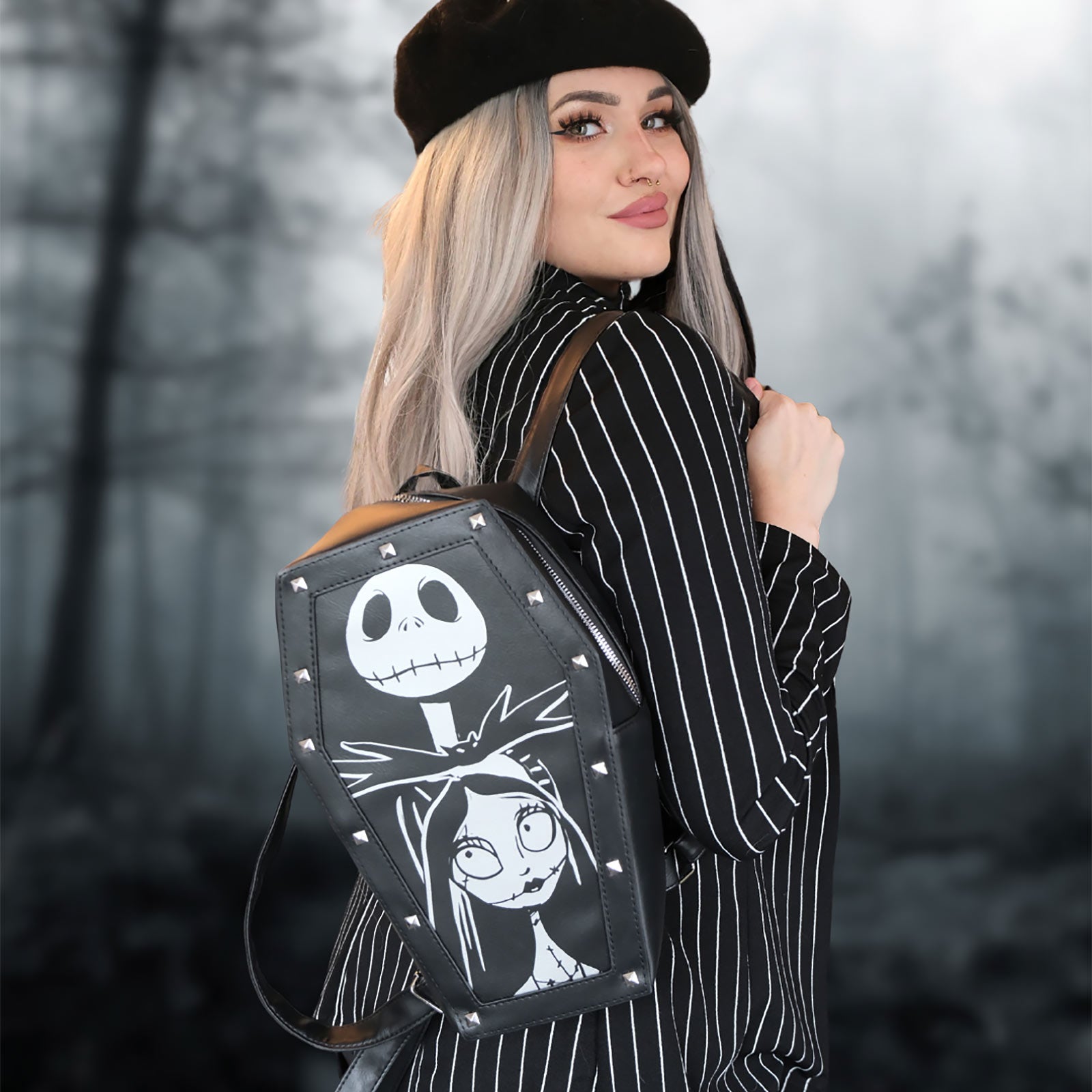 Produktbild Nightmare Before Christmas - Jack & Sally Rucksack schwarz