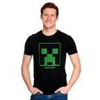 Produktbild Minecraft - Creeper Logo T-Shirt schwarz