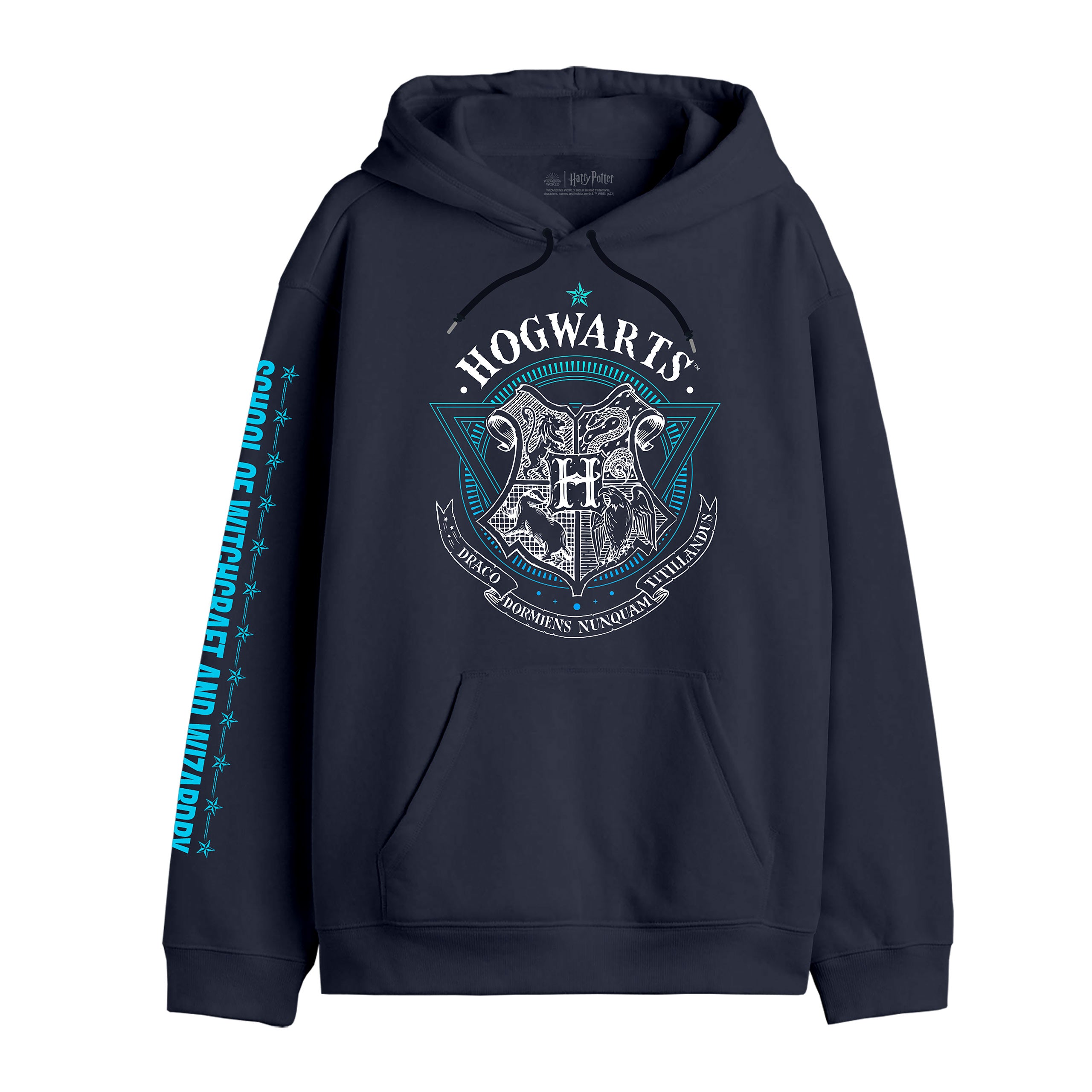 Produktbild Harry Potter - Hogwarts School of Witchcraft Hoodie blau