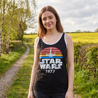 Produktbild Star Wars of 1977 Distressed Tanktop schwarz