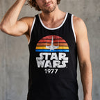 Produktbild Star Wars of 1977 Distressed Tanktop schwarz