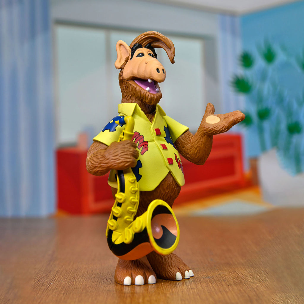 Produktbild Alf mit Saxophon Figur