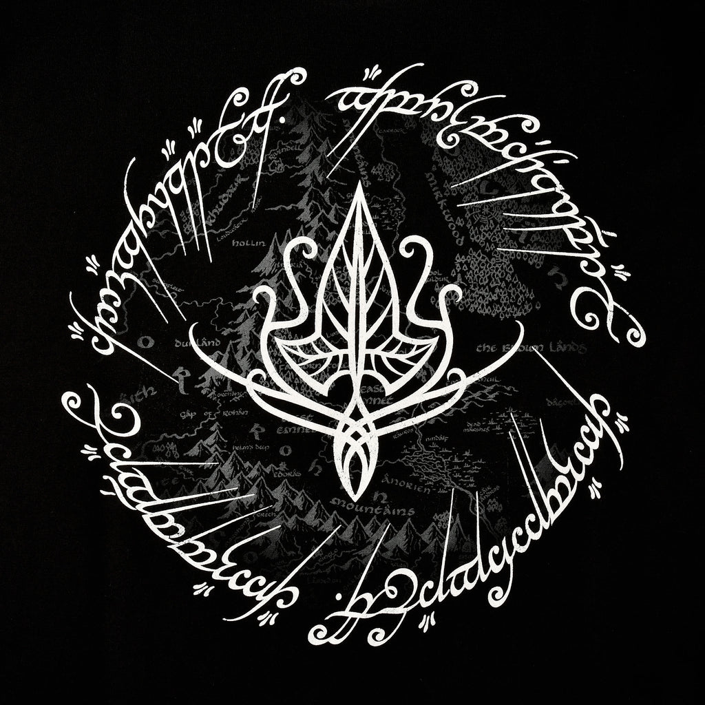 Produktbild Der Herr der Ringe - Elbenblatt T-Shirt schwarz