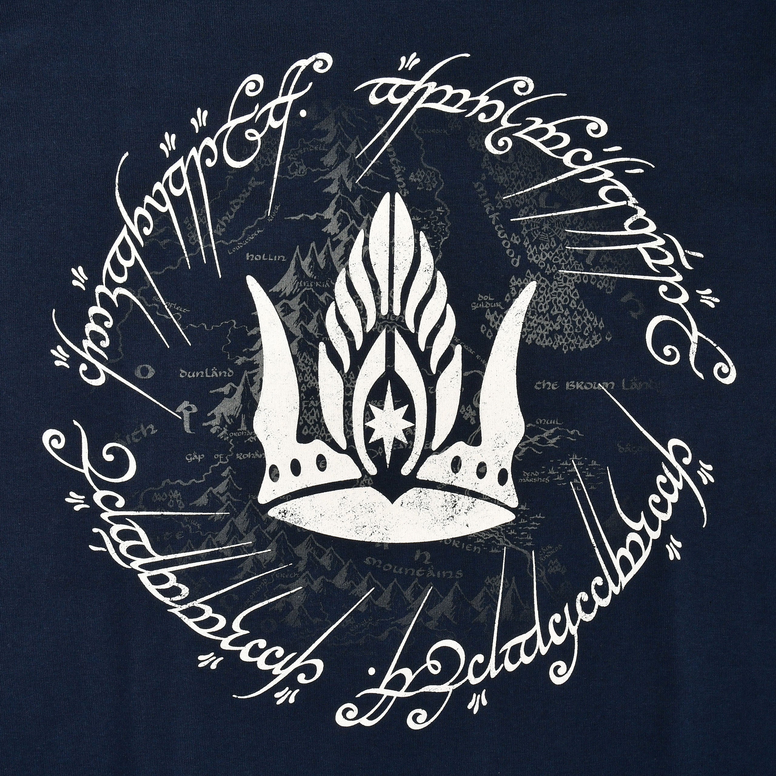 Produktbild Der Herr der Ringe - Krone von Gondor T-Shirt blau