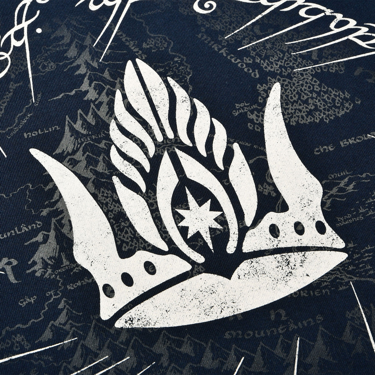 Produktbild Der Herr der Ringe - Krone von Gondor T-Shirt blau