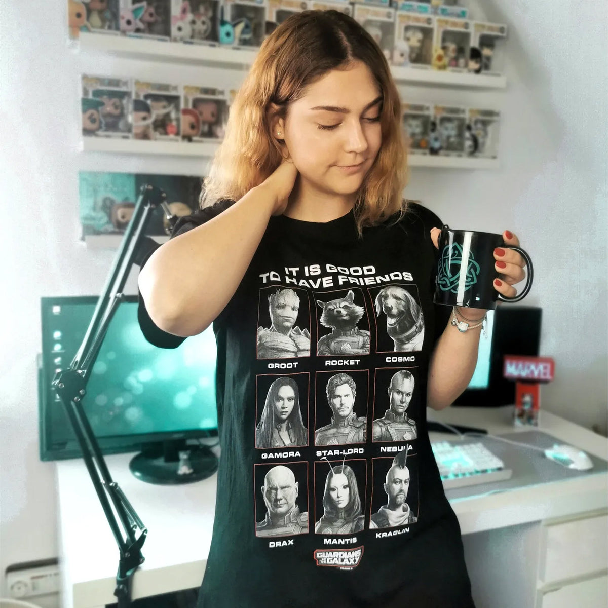 Produktbild Guardians of the Galaxy - Good Friends T-Shirt schwarz