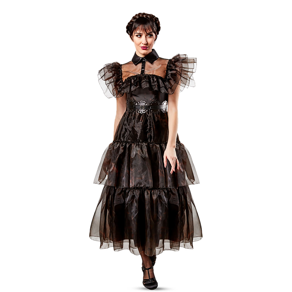 Produktbild Wednesday - Rave'N Dance Kostüm Kleid Damen schwarz