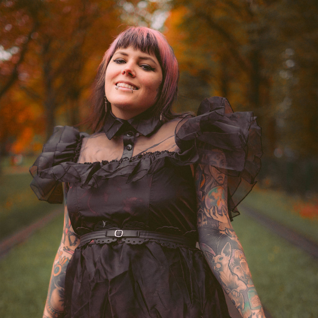 Produktbild Wednesday - Rave'N Dance Kostüm Kleid Damen schwarz