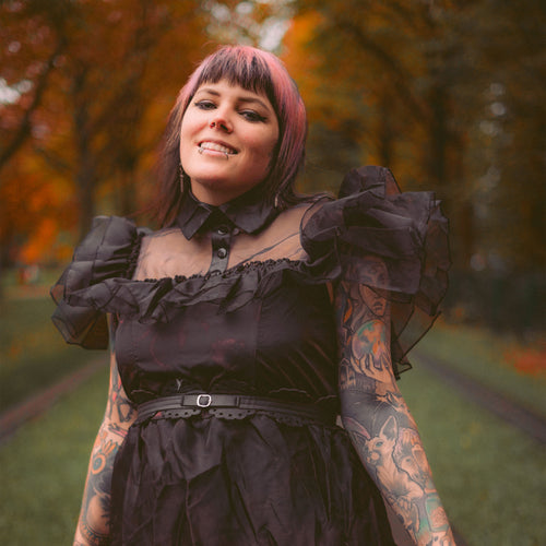 Produktbild Wednesday - Rave'N Dance Kostüm Kleid Damen schwarz