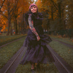 Produktbild Wednesday - Rave'N Dance Kostüm Kleid Damen schwarz