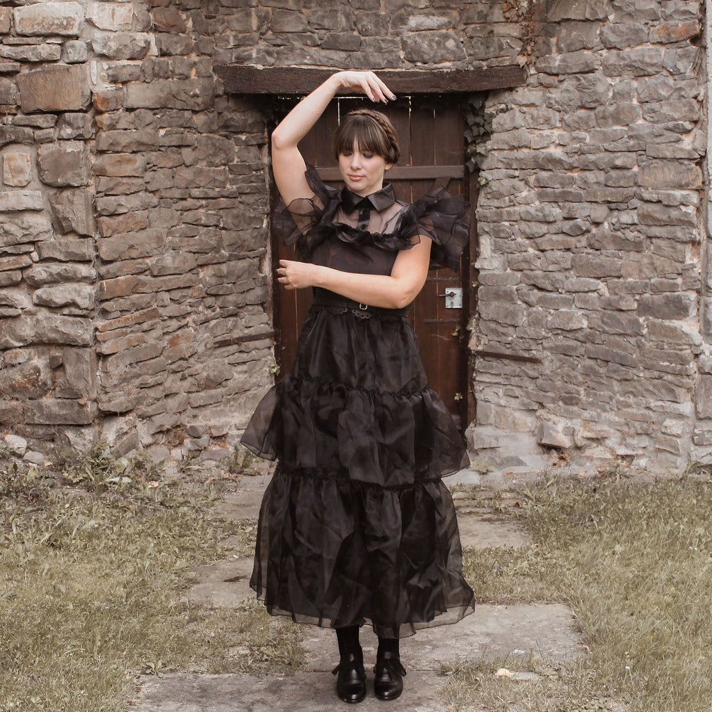 Produktbild Wednesday - Rave'N Dance Kostüm Kleid Damen schwarz
